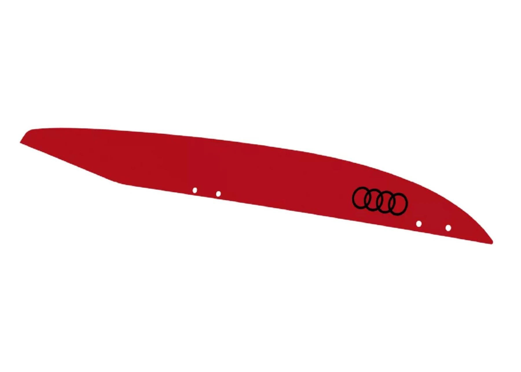 Dekorační fólie pro střešní box Audi (430 l), červená