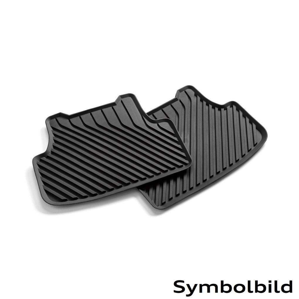 Gumové koberce zadní, A6 a A7 Sportback