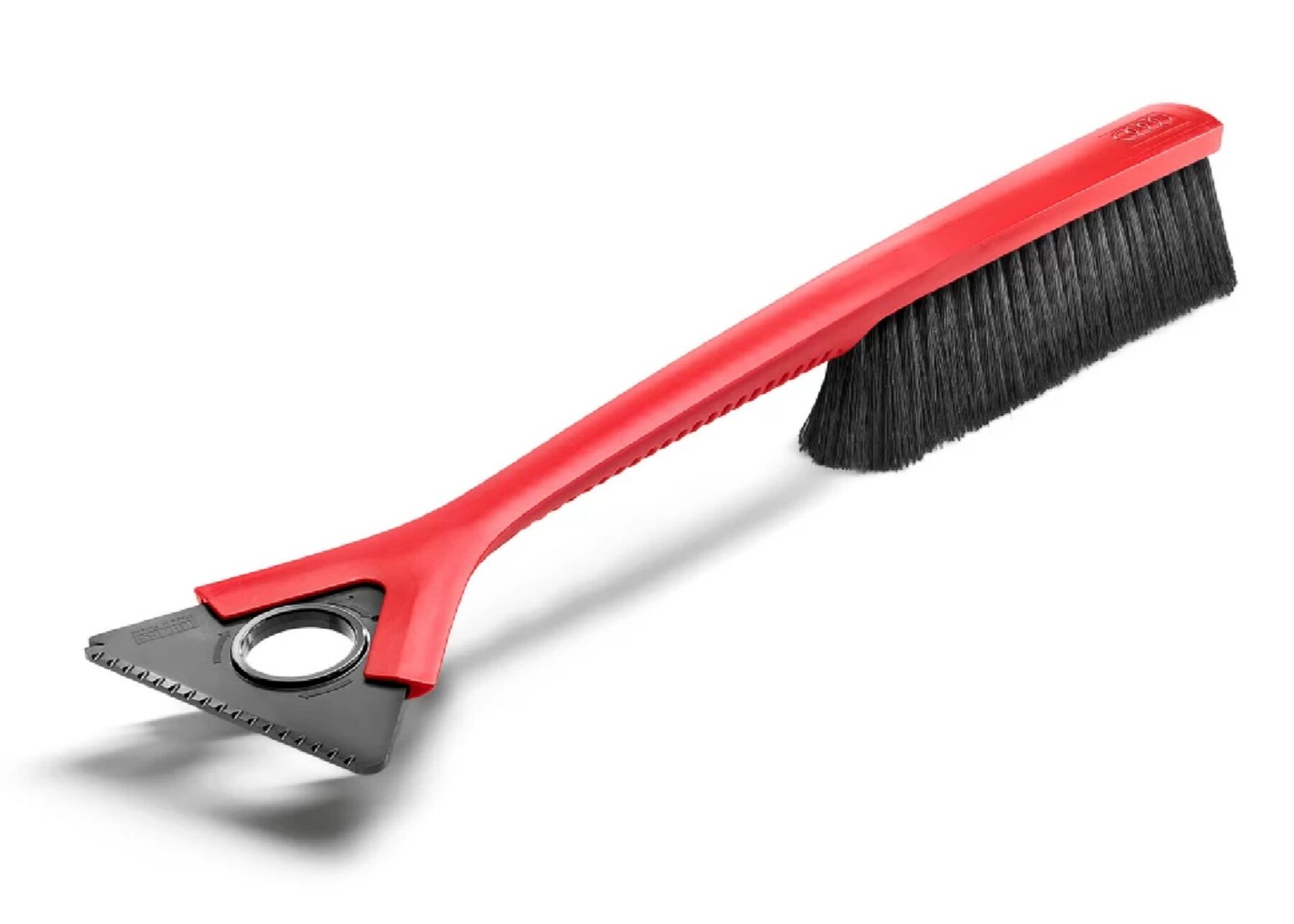 Škrabka na led se smetákem na sníh