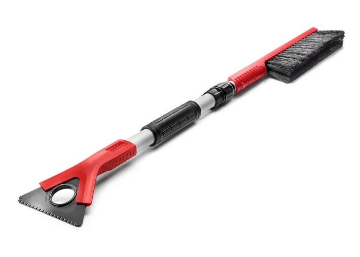 Škrabka na led se smetákem na sníh a teleskopickýcm nástavcem