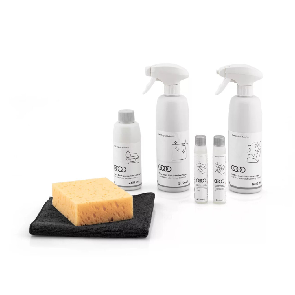 Sada čisticích prostředků Audi s taškou
