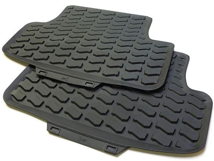Gumové koberce zadní s úchytnými body, Q2
