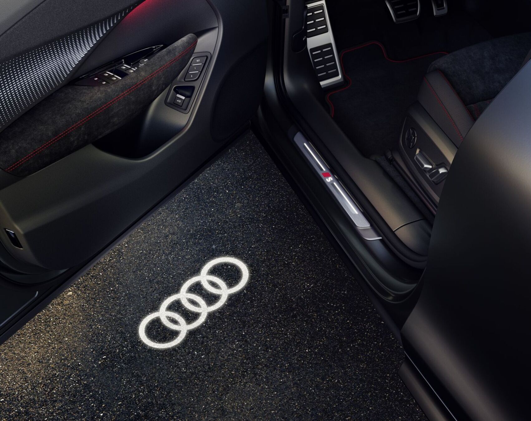 Vstupní LED osvětlení Audi